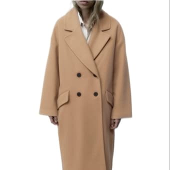 Zara - Brand New Oversize Coat Taupe Brown - XS (would fit S too) 2