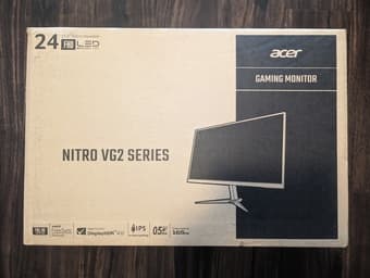 Acer Gaming Monitor, 23.8'', Nitro VG2 Series (2 available, $150 each) 3