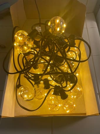 Waterproof LED outdoor string lights 1