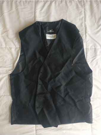 Halloween vest (size M) gangster tie 1