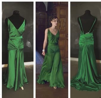 Atonement Green dress halloween costume NEW 1