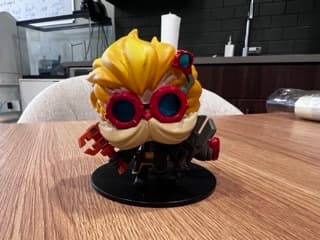 Riot LOL Worlds Heimerdinger and Thresh Figures 4