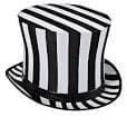 Halloween striped top hat! 1