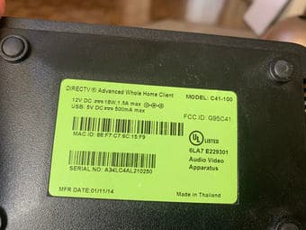 DIRECTV C41 Advanced Whole Home Client with RF Remote 4