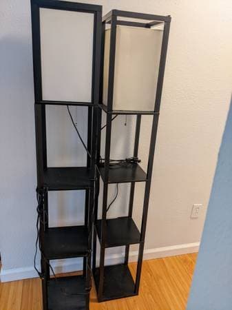 2 floor lamps 1