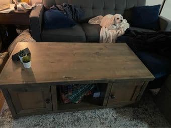 Living Spaces Ducar Coffee Table 1