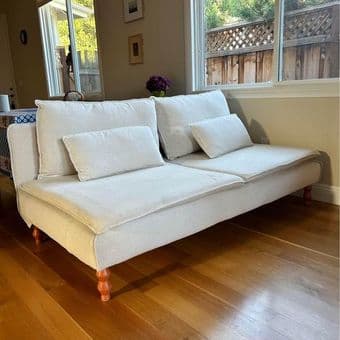 Sofa - Natural White, Modern Design, Ikea 1