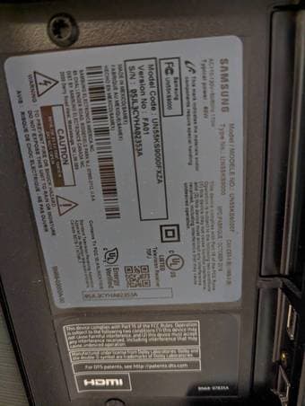 Samsung SUHD TV 55" - Excellent condition - $650 (santa clara) 4