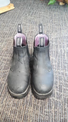 Steel Blue Ladies Hobart Black EH Steel Toe Boots 2