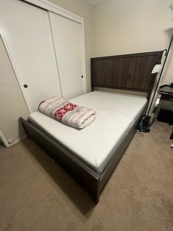 Bedroom Sets: Queen size, 6 drawer mirror/dresser, 2 drawer nightstand 1