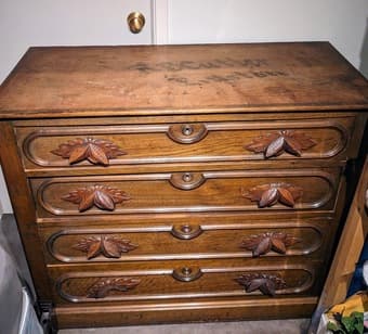 Two solid wood dressers / chest of draws for sale 3