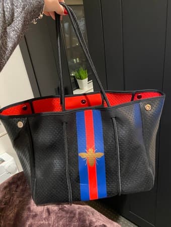 Black tote bag, Parker & Hyde 4