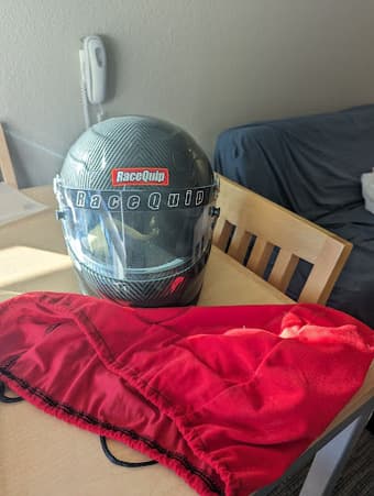RACEQUIP PRO20 FULL FACE HELMET XL: $200 OBO 1