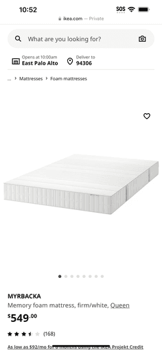 Queen mattress - Free to pick up Thursday 31 in Palo Alto 1