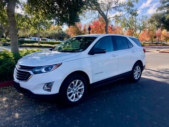 2018 Chevrolet Equinox LT, White, < 58k miles. 1
