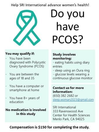 Participate in PCOS study (150$) 2