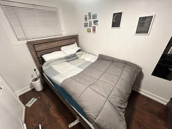 Queen size bed (and mattress, optional) 3