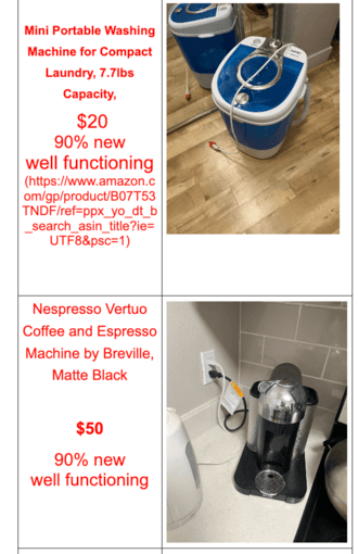 moving out sales!!! 1