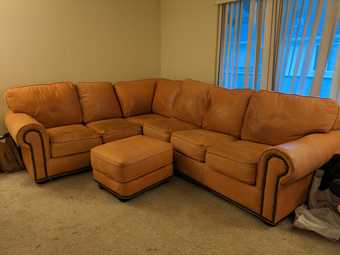 Leather Couch 2