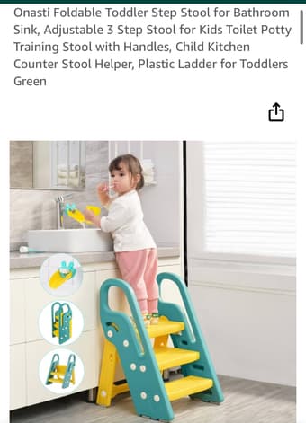 Onasti Foldable Toddler Step Stool 1