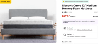 Memory foam mattress 1