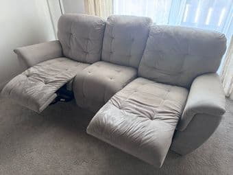 Sofa Couch + Armchair with recline function 2