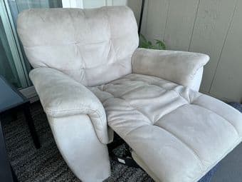 Sofa Couch + Armchair with recline function 4