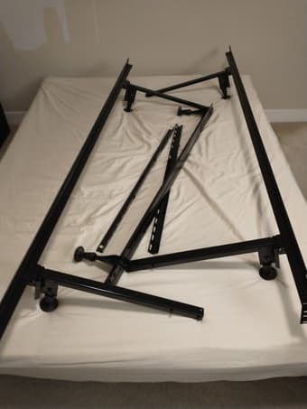 Queen size bed frame 1