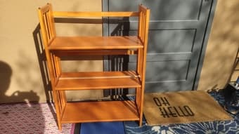 3-shelf Folding stackable rack 1