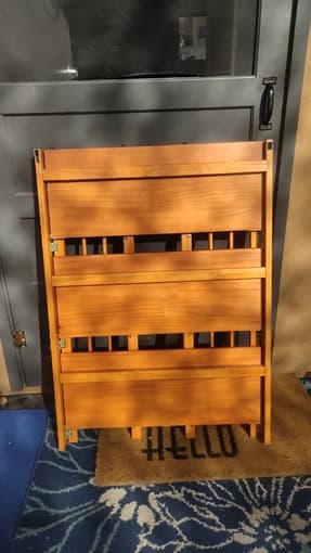 3-shelf Folding stackable rack 2