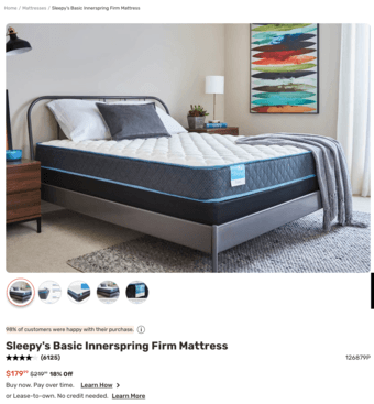 BED FRAME & MATTRESS 1