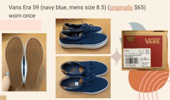 Vans shoes! size 8.5 1