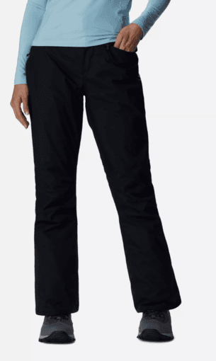 womens black ski pants 1