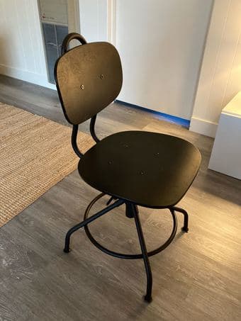 IKEA KULLABERG Swivel chair, black 1