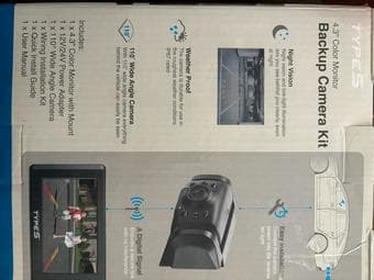 Backup camera kit 1