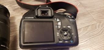 Canon EOS 1100D camera with 3 lenses, two bags and tripod 1