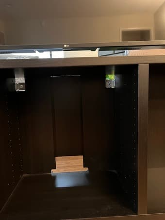 IKEA media console / storage shelf 2