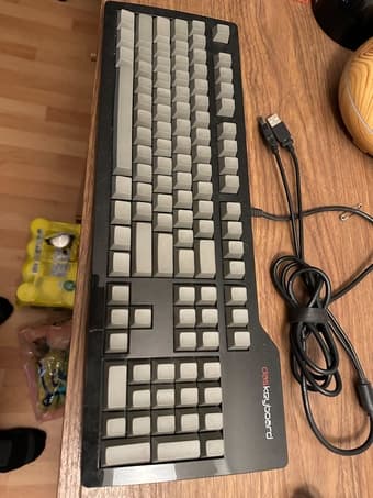 Das Keyboard Ultimate 3, Cherry MX Blues (Unlabeled Gray PBT Keycaps) 1