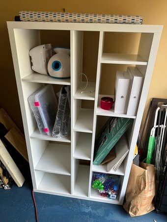 Ikea nightstand, bookshelf, toy storage, and kids bed 3