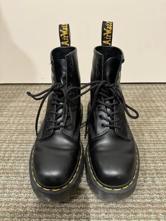 Lightly Worn Dr. Martens Combat Boots (US W 8) 1
