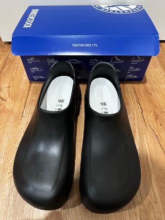 Unworn Birkenstock A630 Clogs in Black, Size US Men's 11 / 44 1