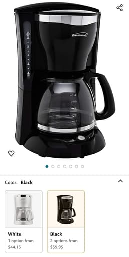 Brentwood Coffee Maker 2