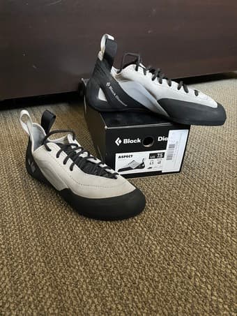 Black Diamond climbing shoes 1
