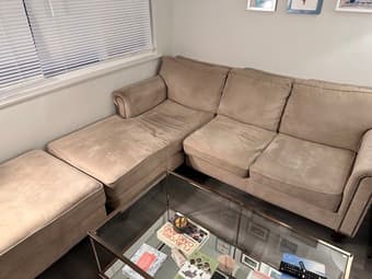 Pier 1 Imports Alton Sectional Couch + Ottoman 1