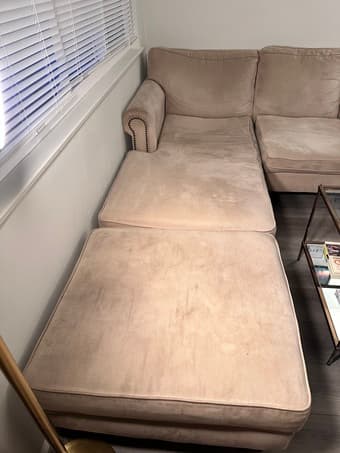 Pier 1 Imports Alton Sectional Couch + Ottoman 2