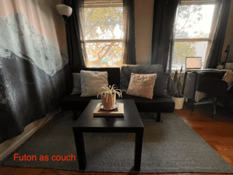 Couch and Bedframe For Sale 2