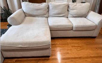 Beige sectional couch 1