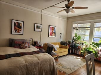 Sunny downtown/Lake Merritt studio sublet (April-June or July) 1