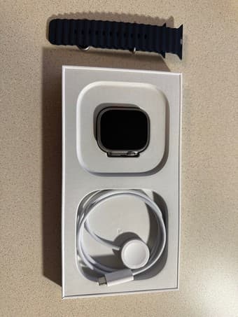 Apple Watch Ultra with AppleCare+, Band, and Charger - Worn Once 1