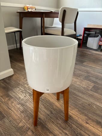 West elm tall planter - 14” 1